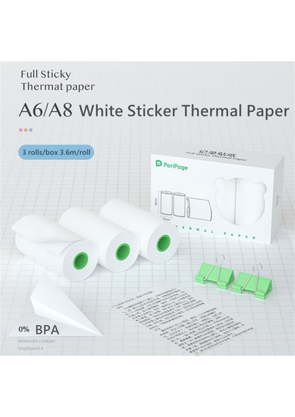 3 Beyaz Etiket Stili Peripage Kendinden Yapışkanlı Termal Kağıt Yazdırılabilir Etiket Etiket Kağıtları Poooli Papeang Yazıcı Için Net Baskı Telefon Fotoğraf Papie Için (Yurt Dışından) indirimleri