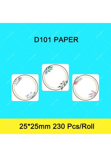 Legy 25X25MM Stili Niimbot D Inç Etiket Etiket Kağıt Rulo Beyaz Renk Kablo Etiket Kağıtları Taşınabilir Etiket Termal Yazıcı D101 Ev Ofis (Yurt Dışından) fiyatları