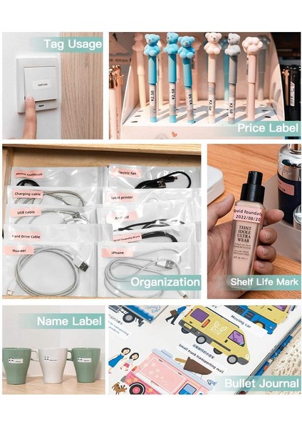 3x Beyaz 15X40MM Stili 3 Rollsbox Phomemo Whitetransparency Termal Etiket D30 Kağıt Etiket D30 Taşınabilir Kendinden Yapışkanlı Etiket Yazıcısı Için Bpa Içermez (Yurt Dışından) indirimleri