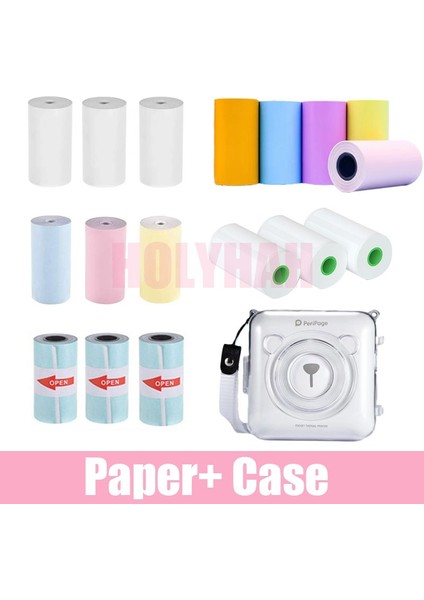 3 Ayı Etiketi Stili Tümü Peripage A6 Termal Yazıcı Kağıdı Beyaz Renkli Etiket Boş Ayı Etiketi Yarı Şeffaf Fotoğraf Sert Yumuşak Koruma Kılıfı (Yurt Dışından) fiyatları