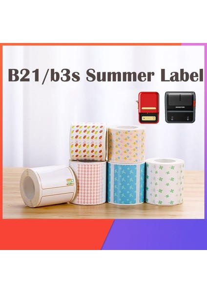 Dört Renk Gölgelendirme Stili Niimbot B21B3S Renkli Etiket Kağıdı Su Geçirmez Adı ​​etiketler Diy Sevimli Hayvan Etiket Baskı Çıkartmaları Ev Depolama Etiket Kağıdı (Yurt Dışından) modelleri