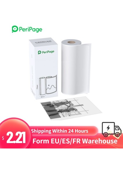 56 x 30 mm Stili Peripage 56 x Yarı Saydam Fotoğraf Çıkartmaları Beyaz Yapışkanlı Termal Kağıt Rulo Yapışkan Kağıt Peripage A6A8 Için Su Geçirmez (Yurt Dışından)