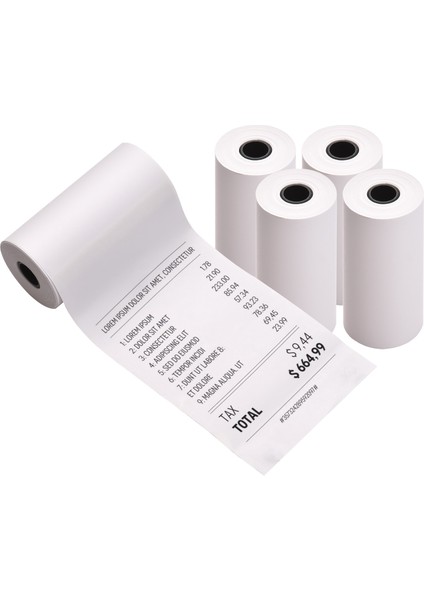 Pembe Stil Rulolar Kendinden Yapışkanlı Doğrudan Termal Kağıt Mobil Termal Yazıcı Bt Fotoğraf Yazıcısı Için Beyaz Yazdırılabilir Etiket Kağıdı (Yurt Dışından)