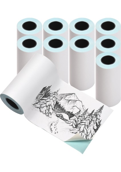 Pembe Stil Rulolar Kendinden Yapışkanlı Doğrudan Termal Kağıt Mobil Termal Yazıcı Bt Fotoğraf Yazıcısı Için Beyaz Yazdırılabilir Etiket Kağıdı (Yurt Dışından) fiyatları