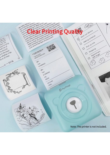 Pembe Stil Rulolar Kendinden Yapışkanlı Doğrudan Termal Kağıt Mobil Termal Yazıcı Bt Fotoğraf Yazıcısı Için Beyaz Yazdırılabilir Etiket Kağıdı (Yurt Dışından) fırsatları