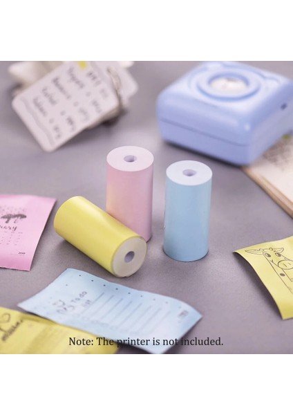 Sarı Stil Renkli Termal Kağıt Rulosu 57*30MM Fotoğraf Kağıdı Peripage A6 A8 Paperang Mini Cep Fotoğraf Yazıcısı Için Net Baskı (Yurt Dışından) fırsatları