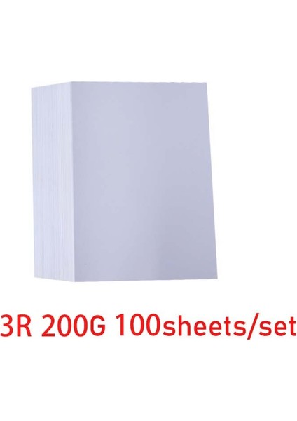 3r 200G 100 Yaprak Stili Fotoğraf Kağıdı 3r 4r,5r,a4, Aeets Yüksek Parlak Yazıcı Mürekkep Püskürtmeli Yazıcılar Için Fotoğrafçı Baskısı Ofis Malzemeleri (Yurt Dışından)