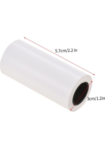 3 Adet Tarzı Rulo Kendinden Yapışkanlı Termal Kağıt Rulo Beyaz Yapışkan Kağıt Bpa Içermeyen, Peripage Için Kağıt Kağıt Paperang Poooli (Yurt Dışından)