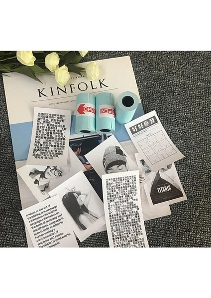 Mavi Kelime Kağıdı 3 Stili 3 Rulo Termal Kağıt Etiket Kağıdı Etiket Kağıdı Fotoğraf Kağıdı Renkli Kağıt Için Peripage Paperang Fotoğraf Yazıcısı (Yurt Dışından) fırsatları