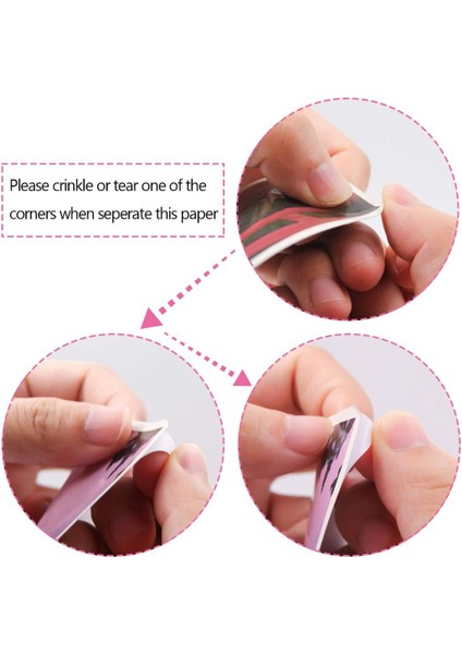 150G A4 50 Yaprak Stili Arkadan Yapışkanlı Etiketli Yüksek Parlak Kendinden Yapışkanlı Mürekkep Püskürtmeli Baskı Fotoğraf Kağıdı A4 A6 (Yurt Dışından) fırsatları