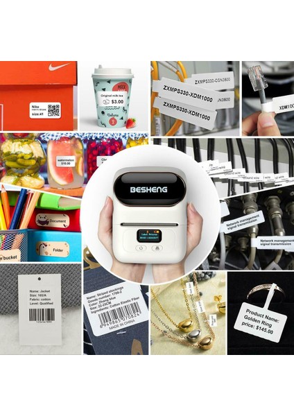XP2010-600 Stili Yazıcı Ev Ofis Etiketleri Için Phomemo Termal Papel Renkli Yapışkanlı Kağıt Yuvarlak Kare Yazdırılabilir Etiket Kağıdı (Yurt Dışından) modelleri