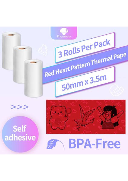 Stil 25 Stili Phomemo Kendinden Yapışkanlı M02 Etiket Kağıt Rulosu Yazdırılabilir Etiket Termal Etiket SM02PROM03 Kendinden Yapışkanlı Etiket Yazıcısı Için (Yurt Dışından)