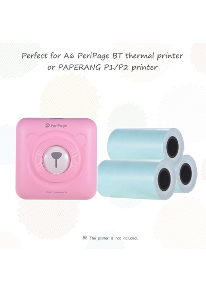 Beyaz 6 Etiket Stili Değil Yazdırılabilir Termal Kağıt Rulo Termal Kağıt Peripage A6 Termal Yazıcı Için 57*30MM Paperang (Yurt Dışından) fırsatları