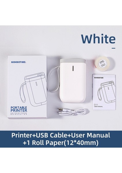 Açık Mavi Tarzı Niimbot D11 Kablosuz Şeffaf Yazıcı Yazıcı Bluetooth Termal Etiketler Baskı Impresora Etiket Baskı Etiket Kağıt Yapıştırıcı (Yurt Dışından) fiyatları