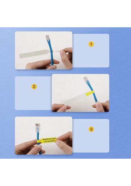 2 Yeşil Kablo Stili Nıımbot D11D110 Termal Etiket Makinesi Kağıt Çıkartmalar Ofis Ev Kablosu Için Su Geçirmez Yırtılmaya Dayanıklı Yedek (Yurt Dışından) indirimleri