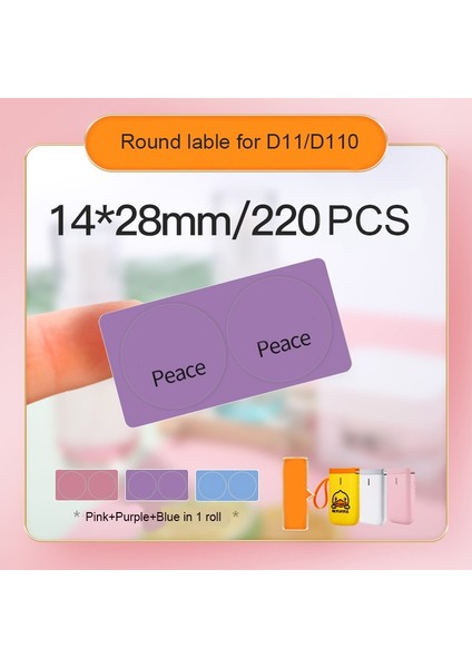 6 Renk Sonbahar Stili satın 5 %30 Indirim Kazanın D110 D11 Yuvarlak Termal Etiket Baskı Kağıdı Kendinden Yapışkanlı Etiket Şeffaf Yapışkanlı Etiketleme Makinesi (Yurt Dışından) fiyatları