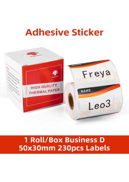 XP5030-230D Stili Yazıcı Ev Ofis Etiketleri Için Phomemo Termal Papel Renkli Yapışkanlı Kağıt Yuvarlak Kare Yazdırılabilir Etiket Kağıdı (Yurt Dışından)