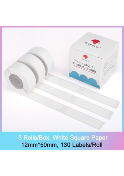 DP1250-130 Stili Phomemo D30 Mini Impresora Termal Etiketler Taşınabilir Yazıcı Baskı Etiketi Için Süpermarket Su Geçirmez Yağ Önleyici Yırtılmaya Dayanıklı (Yurt Dışından)