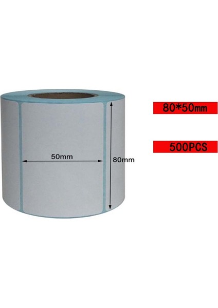 80X50 500 Adet Stil Termal Etiket Barkodu Etiket Çekirdeği, 1 Rulo, Genişlik ~ Su Geçirmez Printtop Termal Kağıt Termal Yazıcı (Yurt Dışından)