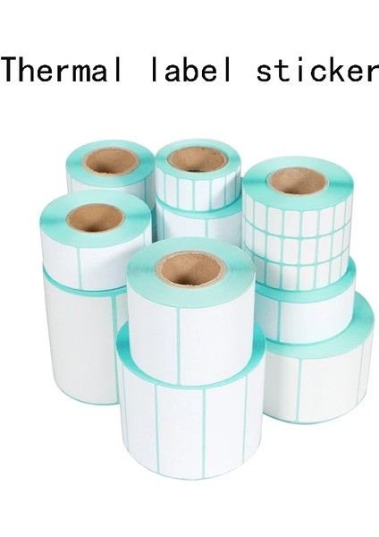 80X50 500 Adet Stil Termal Etiket Barkodu Etiket Çekirdeği, 1 Rulo, Genişlik ~ Su Geçirmez Printtop Termal Kağıt Termal Yazıcı (Yurt Dışından)