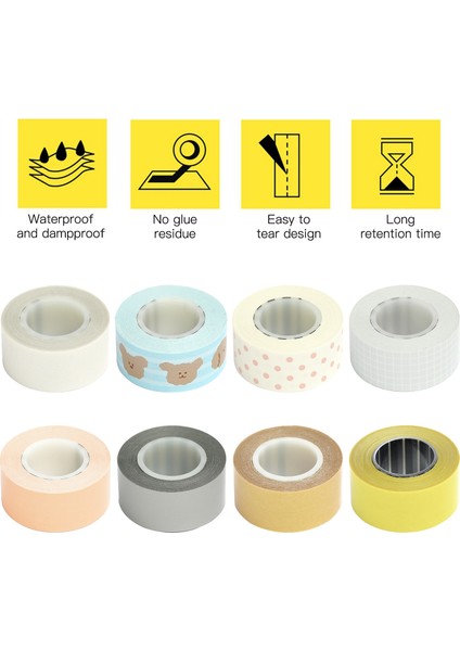 Gri Kafes Stili Yapışkanlı Etiket Makinesi Kağıdı Termal Yazıcı Kağıdı Makeıd M1L1 Taşınabilir Etiket Makinesi Yazıcısı Için Yırtılmaya Dayanıklı (Yurt Dışından) modelleri