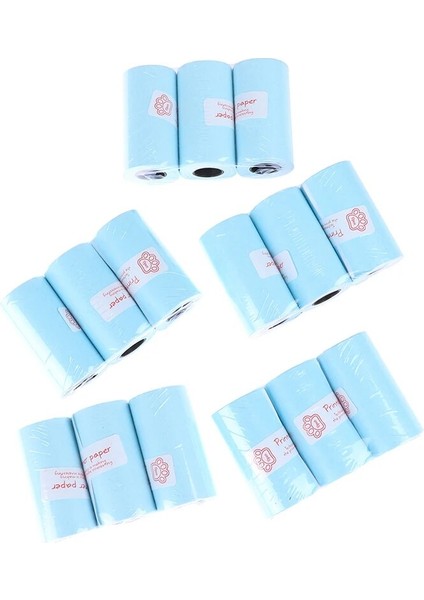 3 Rulo Yazdırılabilir Etiket Kağıt Rulo Kendinden Yapışkanlı Doğrudan Termal Kağıt 57*30MM Peripage A6 Cep Kağıt Için (Yurt Dışından)