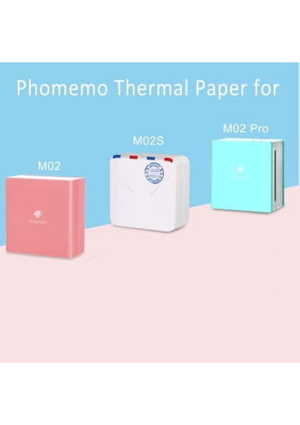 Sakura Sricker Tarzı Phomemo Termal Kağıt Yazdırılabilir Phomemo SM02 Pro Yazıcı Için Kendinden Yapışkanlı Etiket Kağıt Rulo Etiket Baskı Kağıdı (Yurt Dışından)