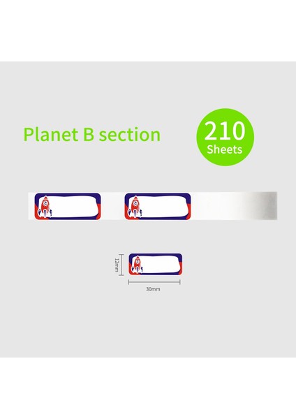 Stil 1 Stil Renkli Etiket Kağıdı Kendinden Yapışkanlı Termal Kağıt Rulosu 12 * Yaprak Rulo Phomemo D30 Termal Yazıcı ile Uyumlu (Yurt Dışından)