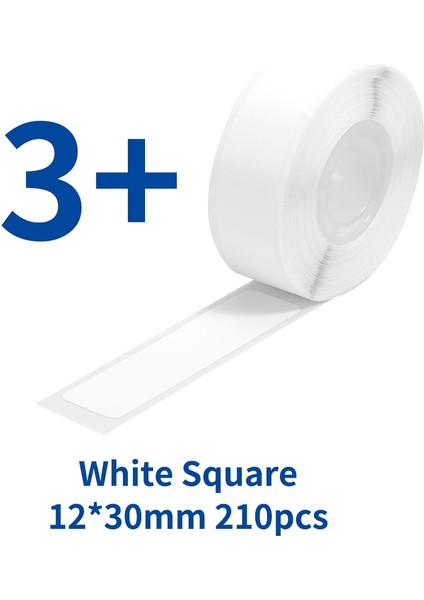 Beyaz Boyut 12X30MM Stili Mutfak Düzenleyici Kağıt Phomemo Hiçbir Mürekkep Papel Yapışkanlı Etiket D30 Etiket Makinesi Için Yazdırılabilir Çeşni Etiketi (Yurt Dışından)