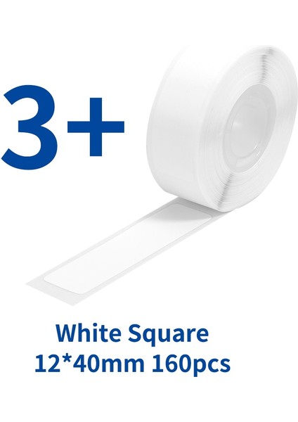 Beyaz Boyut 12X40MM Stili Mutfak Düzenleyici Kağıt Phomemo Hiçbir Mürekkep Papel Yapışkanlı Etiket D30 Etiket Makinesi Için Yazdırılabilir Çeşni Etiketi (Yurt Dışından)