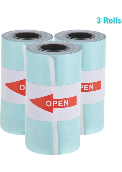 Kendinden Yapışkanlı Termal Kağıt Yazdırılabilir Etiket Kağıt Rulosu Doğrudan Peripage A6 Cep Için 57*30MM(2.17*1.18IN) Paperang (Yurt Dışından)