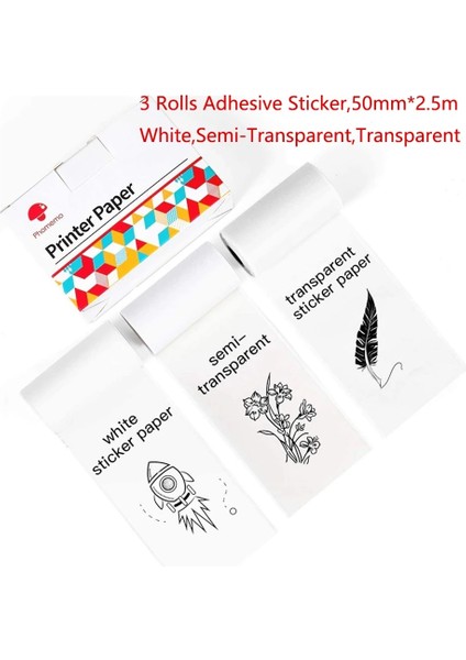 Stil 23 Stil Phomemo M02 Fotoğraf Yazıcısı Için Kendinden Yapışkanlı Termal Kağıt SM02PRO Kablosuz Taşınabilir Termal Yazıcı Için Etiket Kağıtları (Yurt Dışından)