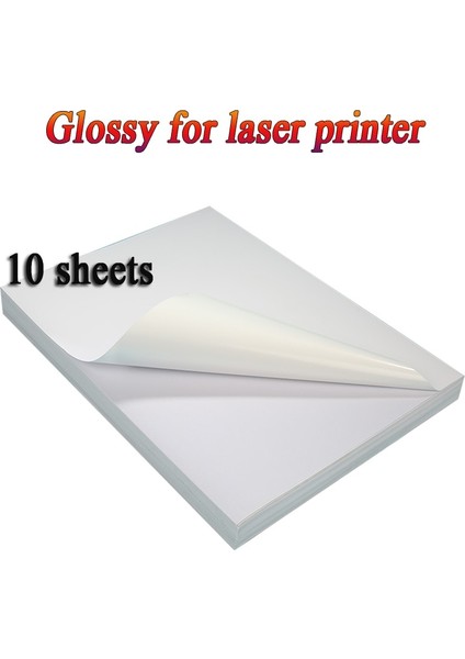 Lazer Parlak 10 Tarzı A4 Kendinden Yapışkanlı Pp Sentetik Kağıt Mürekkep Püskürtmeli Baskı Kağıdı Lazer Yazıcı Için Mat Beyaz Boş Parlak Su Geçirmez Etiket Etiket (Yurt Dışından)