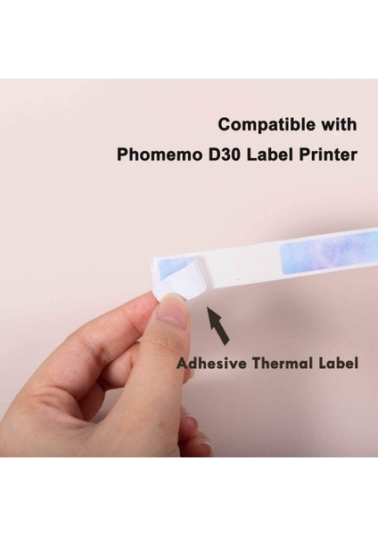 Beyaz Boyut 14X30MM Stili Mutfak Düzenleyici Kağıt Phomemo Hiçbir Mürekkep Papel Yapışkanlı Etiket D30 Etiket Makinesi Için Yazdırılabilir Çeşni Etiketi (Yurt Dışından) fırsatları