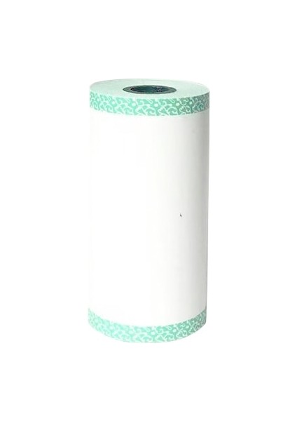 Yeşil Kenarlı Kağıt Stili Diğer A6 Termal Etiket Yazıcı Kağıdı Beyaz Renkli Etiket Fotoğraf Yazıcısı Için 57*30MM Peripage Paperang Poooli Baypage Printing A (Yurt Dışından)