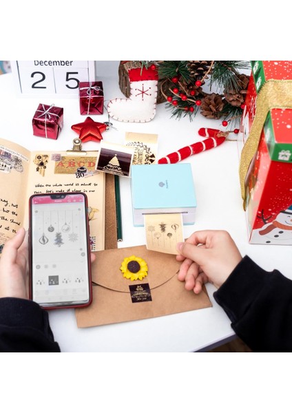 Yapışkan Olmayan Beyaz Stil SM02PRO Mini Yazıcı Için Papel Phomemo Yapışkan Termal Kağıt Yazdırılabilir Fotoğraf Kağıdı (Yurt Dışından)
