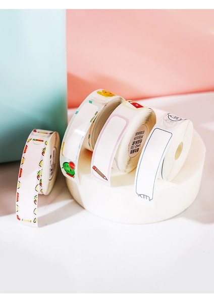 Retro Mavi 30X14 Stili Niimbot D11 Baskı Etiket Yazıcı Makinesi Hassas Etiket Yapışkanlı Kağıt Kendinden Yapışkanlı Yapışkan Etiket Etiket Yapıştır Termal Etiketler (Yurt Dışından)