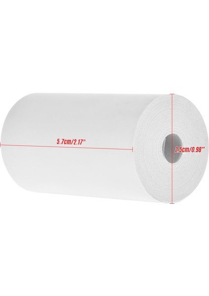5 Rulo Tarzı Termal Makbuz Kağıt Ruloları Yazarkasa Pos Için 57*25MM Bilet Baskısı Makbuz Yazıcısı Peripage Poooli Paperang Fotoğraf Yazıcısı (Yurt Dışından) indirimleri
