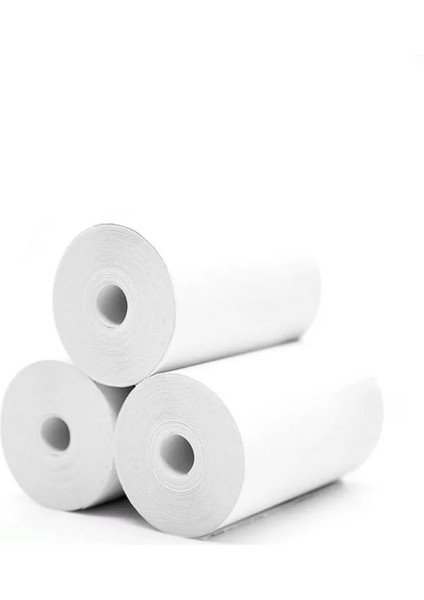 Fromthenon 3 Rulo Beyaz Termal Kağıt Yazdırılabilir Kağıt Rulo Doğrudan Peripage A6 Cep Için 57*30MM(2.17*1.18IN) Paperang (Yurt Dışından)