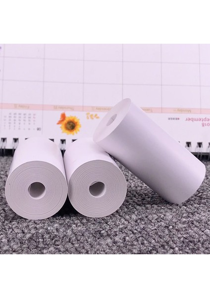 Fromthenon 3 Rulo Beyaz Termal Kağıt Yazdırılabilir Kağıt Rulo Doğrudan Peripage A6 Cep Için 57*30MM(2.17*1.18IN) Paperang (Yurt Dışından) modelleri