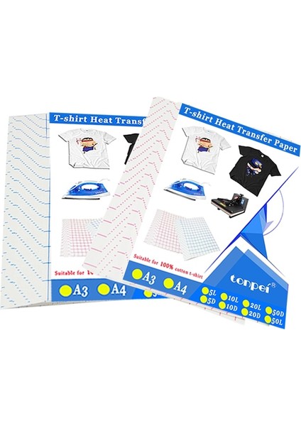 A4 Açık2 Koyu2 Tarzı A3 A4 Demir On T Shirt Isı Transfer Kağıdı Açık Koyu Col% Pamuklu Kumaşlar Bezi Dıy Hediyeler Için Mürekkep Püskürtmeli Baskı Tasarımı (Yurt Dışından)