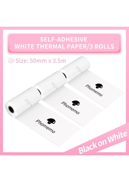 Şeffaf Altın Stili M02 Kendinden Yapışkanlı Termal Kağıt Bpa Ücretsiz Baskı Termal Fotoğraf Etiketi Phomemo SM02PRO Mini Yazıcı Için Rulo Kağıdı (Yurt Dışından) fiyatları