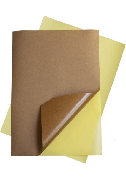 A4 Hafif 50 Sayfalık Stil Eets 80G A4 A5 Kahverengi Kraft Kağıt Kendinden Yapışkanlı Etiket Baskı Etiketleri Mürekkep Püskürtmeli Lazer Baskı Fotokopi Makinesi Craft Kağıt (Yurt Dışından)