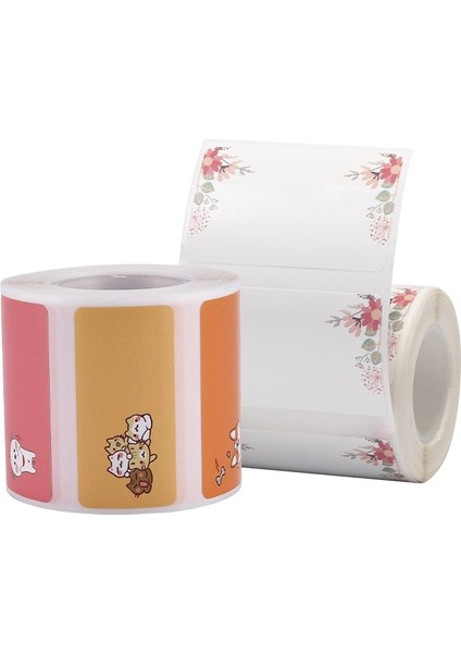 50X50MM-150 Yaprak Stili Nıımbot B21B3S Etiket Yapıştırma Güzel Renkli Etiket Makinesi Baskı Kağıdı Üç Anti Termal Etiket Kağıdı Kendinden Yapışkanlı Renk (Yurt Dışından) modelleri