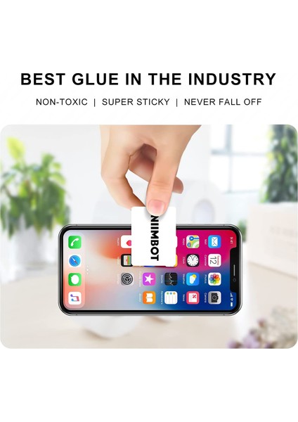 D101 Ye Kablo Stili Niimbot D11 D101 Etiket Baskı Kağıdı Şeffaf Su Geçirmez Adı ​​etiket Kendinden Yapışkanlı Etiket Anaokulu Kitap Kalem Textboo (Yurt Dışından) indirimleri