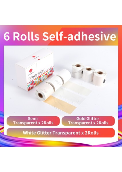 S05 Etiketler Stili Phomemo M02PRO Yapışkanlı Termal Etiket Rulo Çocuklar Dıy Etiketleri M02S M02 Pro Phomemo Yazıcı Için Kağıt mm Fotoğraf Adı Kağıt (Yurt Dışından) fiyatları