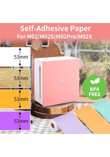 Stil 2 Stili Phomemo M02 Fotoğraf Yazıcısı Için Kendinden Yapışkanlı Termal Kağıt SM02PRO Kablosuz Taşınabilir Termal Yazıcı Için Etiket Kağıtları (Yurt Dışından) fırsatları