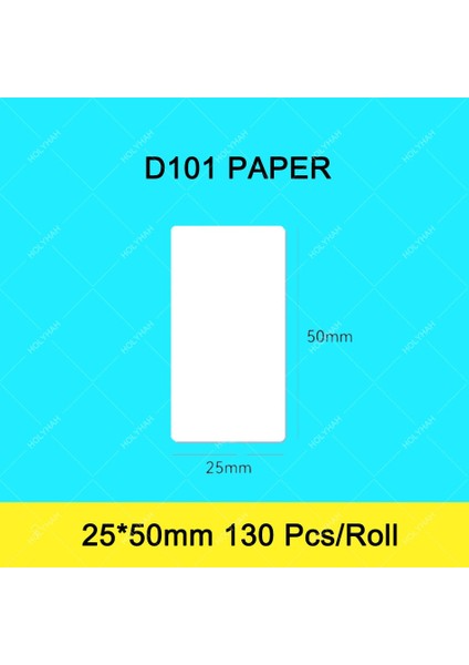 Beyaz 25X50MM Stili Niimbot D Inç Etiket Etiket Kağıt Rulo Beyaz Renk Kablo Etiket Kağıtları Taşınabilir Etiket Termal Yazıcı D101 Ev Ofis (Yurt Dışından)