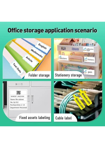 Açık Gri Tarzı Niimbot B3SB21 Kablo Etiket Baskı Etiket Ağ Kablosu Optik Fiber Kuyruk Yapıştırıcı Ağ Güvenlik Anahtarı Kablo Etiket Kağıdı (Yurt Dışından) indirimleri