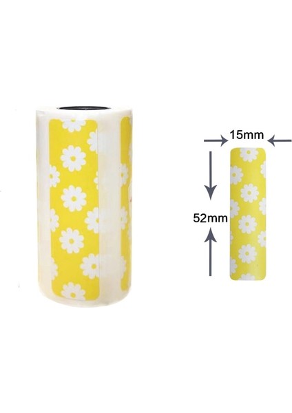 Sarı Etiket Stili Diğer A6 Termal Etiket Yazıcı Kağıdı Beyaz Renkli Etiket Fotoğraf Yazıcısı Için 57*30MM Peripage Paperang Poooli Baypage Printing A (Yurt Dışından)